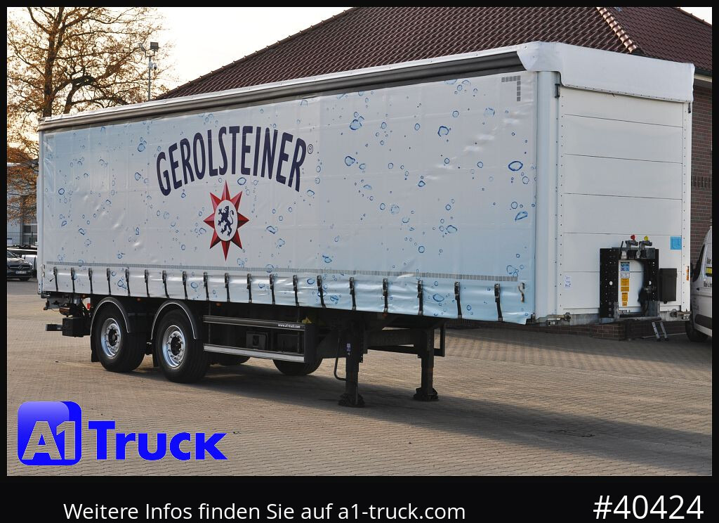 SCHMITZ Getränke, Lenkachse, LBW, Ladebordwand, kurzer Aufbau - Тентований напівпричіп: фото 1 SCHMITZ Getränke, Lenkachse, LBW, Ladebordwand, kurzer Aufbau - Тентований напівпричіп: фото 1