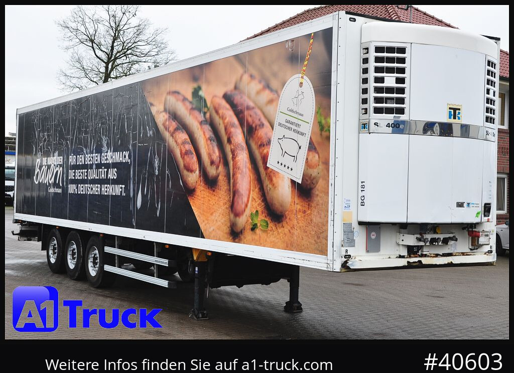 SCHMITZ SKO FP 60, Thermoking SL 400, Meat, Rohrbahnen - Рефрижератор напівпричіп: фото 1 SCHMITZ SKO FP 60, Thermoking SL 400, Meat, Rohrbahnen - Рефрижератор напівпричіп: фото 1