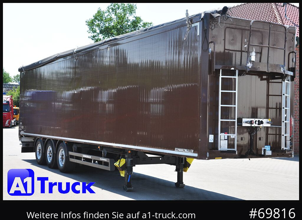 SCHWARZMUELLER Vollalu, 90m³, 7620 Kg, Lift CF 8mm, - З рухомою підлогою напівпричіп: фото 1 SCHWARZMUELLER Vollalu, 90m³, 7620 Kg, Lift CF 8mm, - З рухомою підлогою напівпричіп: фото 1