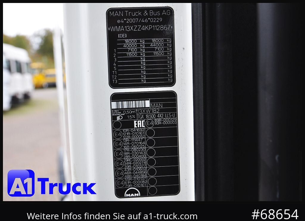 Тягач MAN TGX 18.500 XXL Low, Inarder Navi Standklima,: фото 7