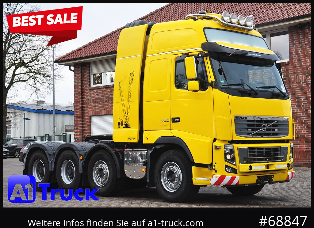 VOLVO FH16, 750, 8x4,Schwerlast 180to, 8x4, Hydraulik, Top Zustand - Тягач: фото 1 VOLVO FH16, 750, 8x4,Schwerlast 180to, 8x4, Hydraulik, Top Zustand - Тягач: фото 1
