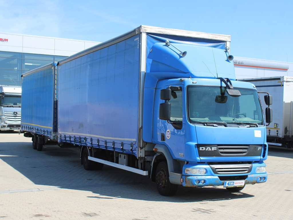 DAF FA LF 45, EURO 5, TYRES 80% + AGADOS TRAILER - Тентована вантажівка: фото 3 DAF FA LF 45, EURO 5, TYRES 80% + AGADOS TRAILER - Тентована вантажівка: фото 3