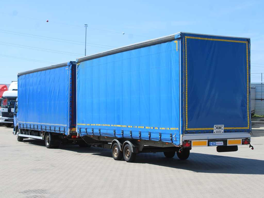DAF FA LF 45, EURO 5, TYRES 80% + AGADOS TRAILER - Тентована вантажівка: фото 5 DAF FA LF 45, EURO 5, TYRES 80% + AGADOS TRAILER - Тентована вантажівка: фото 5