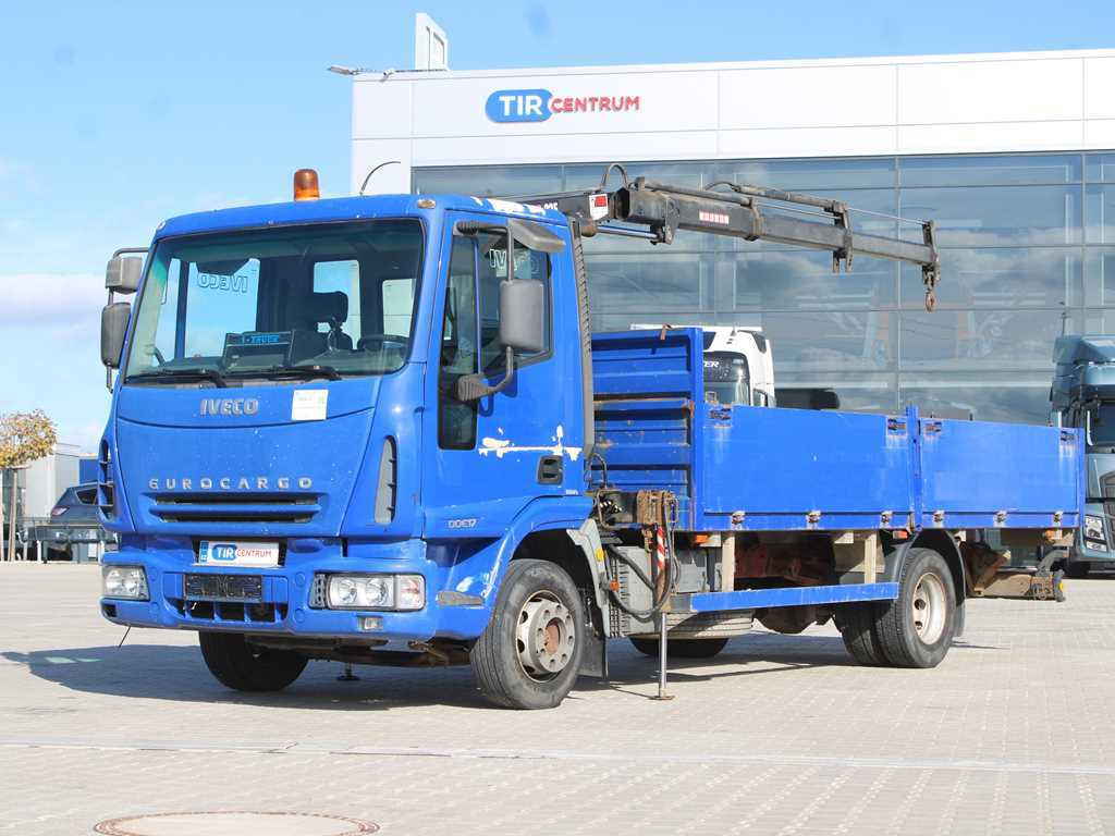 Iveco EUROCARGO 100E17, EURO 3, HYDRAULIC ARM HIAB 035-2 - Бортова вантажівка/ Платформа, Вантажівка з маніпулятором: фото 1 Iveco EUROCARGO 100E17, EURO 3, HYDRAULIC ARM HIAB 035-2 - Бортова вантажівка/ Платформа, Вантажівка з маніпулятором: фото 1