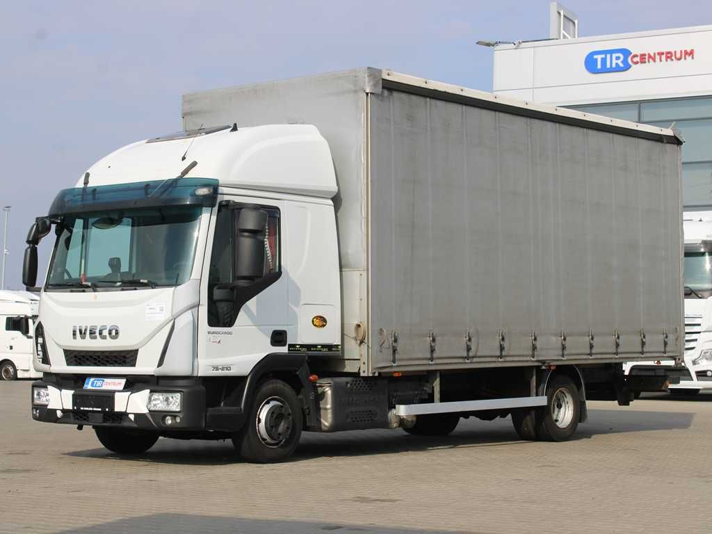 Iveco EUROCARGO 75E210, EURO 6, PNEU 80% - Тентована вантажівка: фото 1 Iveco EUROCARGO 75E210, EURO 6, PNEU 80% - Тентована вантажівка: фото 1