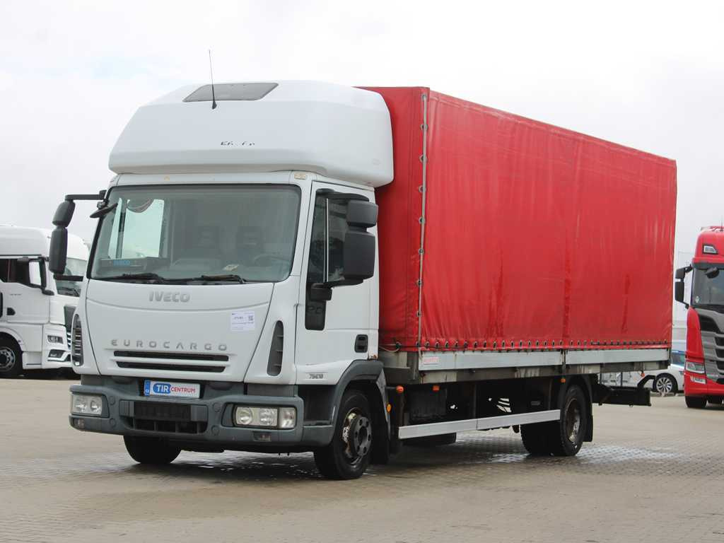 Iveco EUROCARGO ML 75E18, EURO 4, SIDE PANEL, SLEEPING BODY - Тентована вантажівка: фото 1 Iveco EUROCARGO ML 75E18, EURO 4, SIDE PANEL, SLEEPING BODY - Тентована вантажівка: фото 1