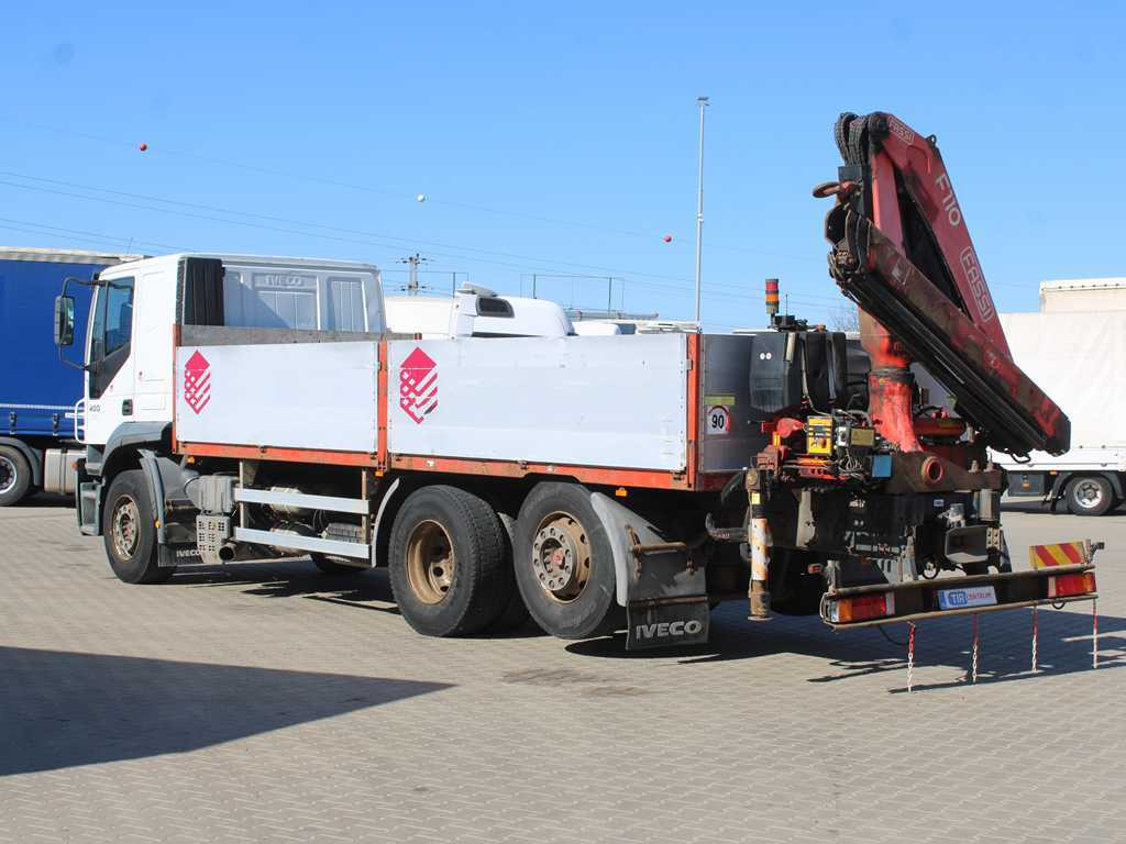 Iveco STRALIS 400, 6X2, EURO 3, HYDRAULIC ARM FASSI F110 - Бортова вантажівка/ Платформа, Вантажівка з маніпулятором: фото 5 Iveco STRALIS 400, 6X2, EURO 3, HYDRAULIC ARM FASSI F110 - Бортова вантажівка/ Платформа, Вантажівка з маніпулятором: фото 5