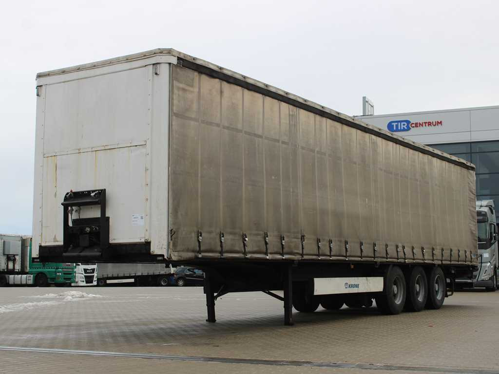 Krone KRONE SDP 27 WKE, LIFTING AXLE - Тентований напівпричіп: фото 1 Krone KRONE SDP 27 WKE, LIFTING AXLE - Тентований напівпричіп: фото 1