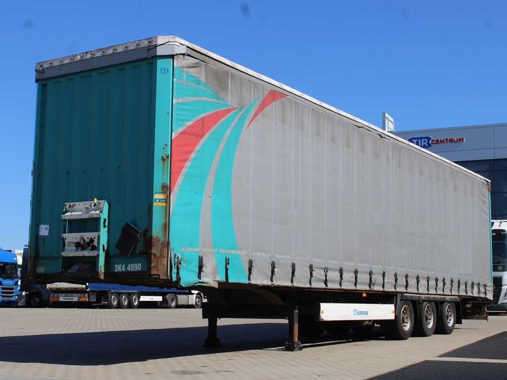 Krone SD 04, LOWDECK, LIFTING AXLE, LIFT ROOF - Тентований напівпричіп: фото 1 Krone SD 04, LOWDECK, LIFTING AXLE, LIFT ROOF - Тентований напівпричіп: фото 1