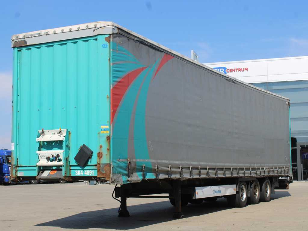 Krone SD 04, LOWDECK, LIFTING AXLE, LIFT ROOF - Тентований напівпричіп: фото 1 Krone SD 04, LOWDECK, LIFTING AXLE, LIFT ROOF - Тентований напівпричіп: фото 1