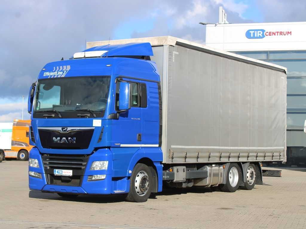 MAN TGX 24.460, EURO 6, 6X2, INDEPENDENT AIR CONDITIONING, AIR SUSPENSION - Тентована вантажівка: фото 1 MAN TGX 24.460, EURO 6, 6X2, INDEPENDENT AIR CONDITIONING, AIR SUSPENSION - Тентована вантажівка: фото 1