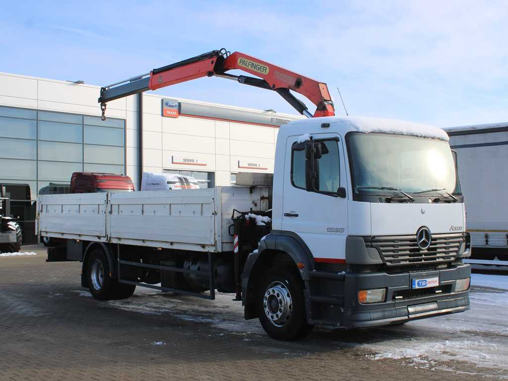 Mercedes-Benz ATEGO 1828, EURO 5, SIDE BOARD, HYDRAULIC ARM PALFINGER PK10000 - Бортова вантажівка/ Платформа, Вантажівка з маніпулятором: фото 3 Mercedes-Benz ATEGO 1828, EURO 5, SIDE BOARD, HYDRAULIC ARM PALFINGER PK10000 - Бортова вантажівка/ Платформа, Вантажівка з маніпулятором: фото 3