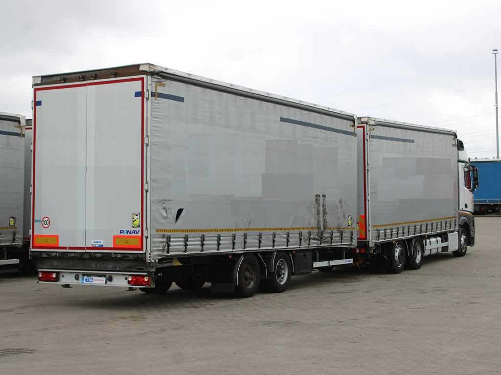 Mercedes-Benz Actros 2542, 6X2, EURO 6 + PANAV TV018M - Тентована вантажівка: фото 3 Mercedes-Benz Actros 2542, 6X2, EURO 6 + PANAV TV018M - Тентована вантажівка: фото 3