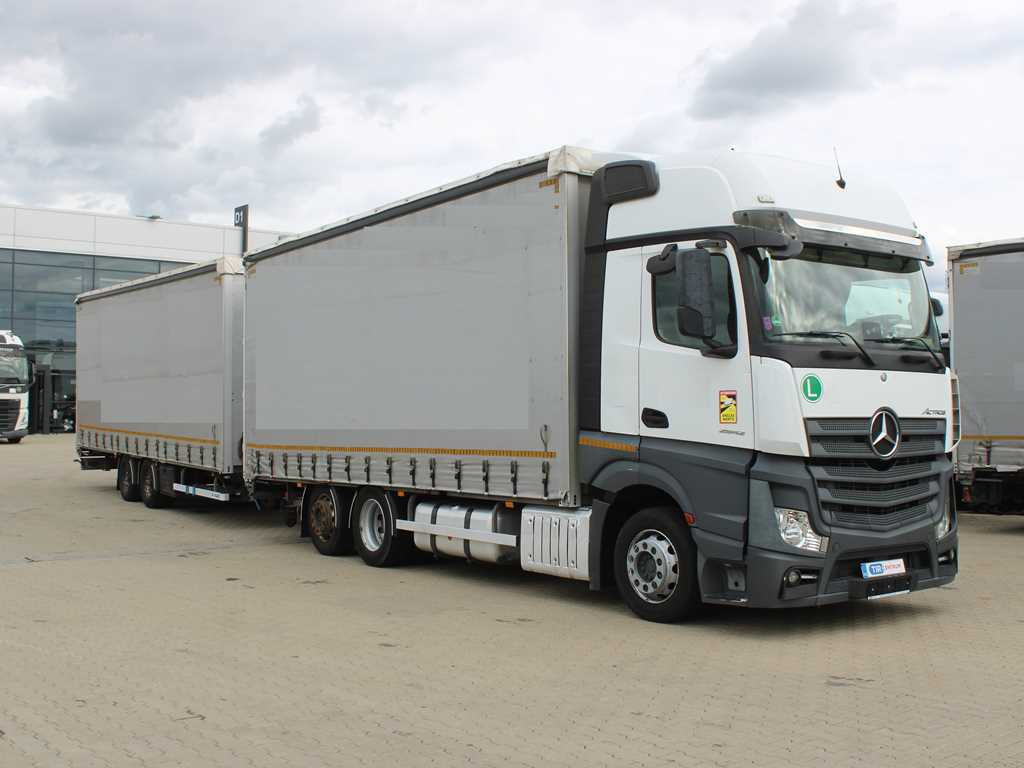 Mercedes-Benz Actros 2542, 6X2, LIFTING AXLE + PANAV TVK18M - Тентована вантажівка: фото 3 Mercedes-Benz Actros 2542, 6X2, LIFTING AXLE + PANAV TVK18M - Тентована вантажівка: фото 3