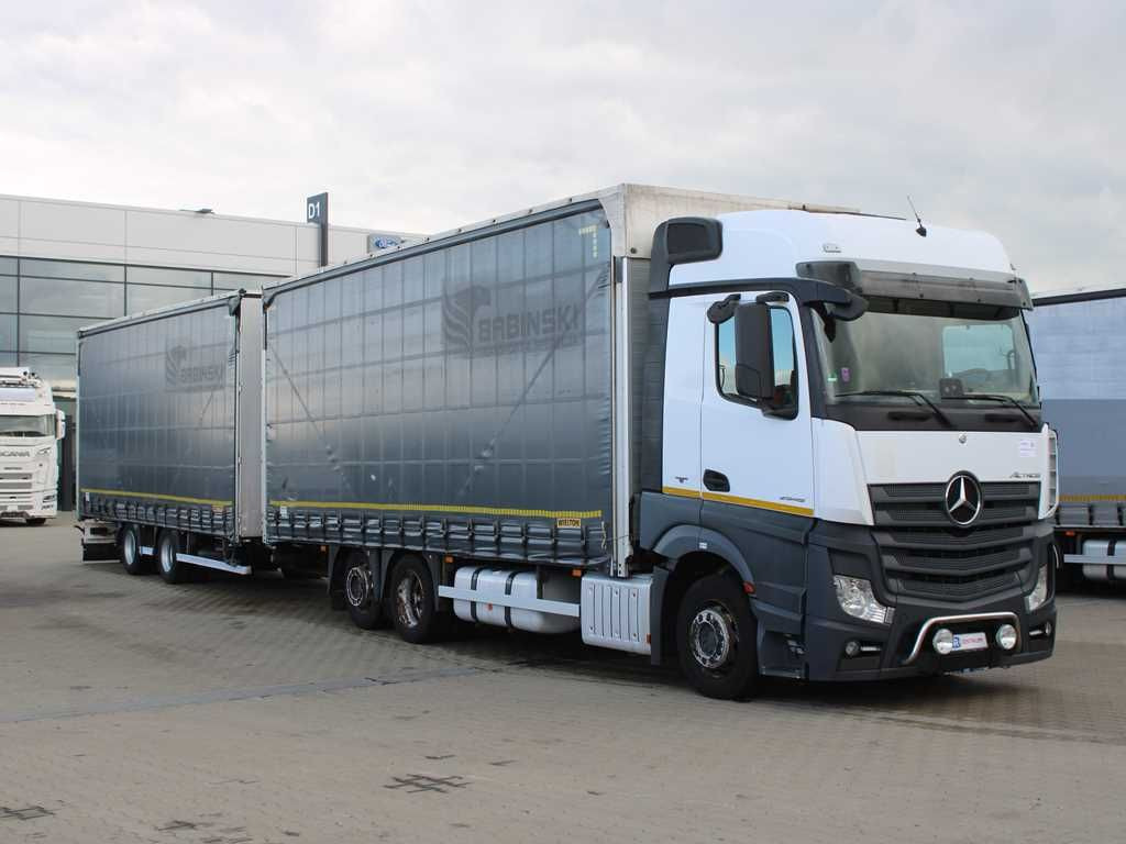 Mercedes-Benz Actros 2545, TRANZIT SET, LIFTING AXLE, EURO 6 - Тентована вантажівка: фото 2 Mercedes-Benz Actros 2545, TRANZIT SET, LIFTING AXLE, EURO 6 - Тентована вантажівка: фото 2