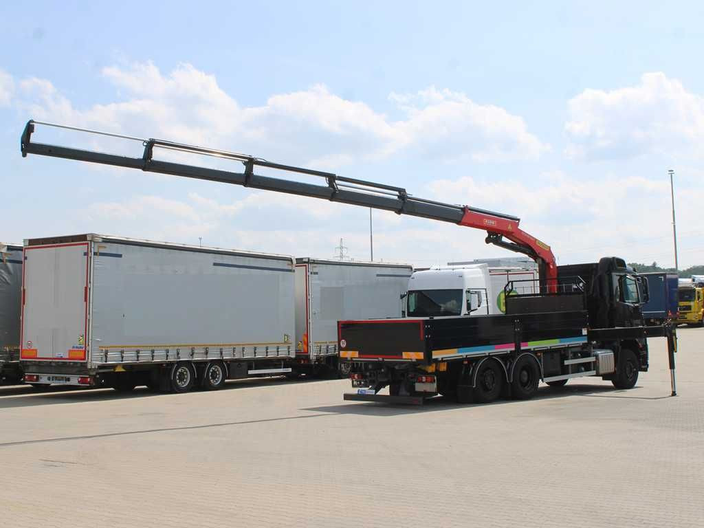 Mercedes-Benz Arocs 2542, 6X2, EURO 6, CAMERA, PALFINGER PK 24 - Бортова вантажівка/ Платформа, Вантажівка з маніпулятором: фото 3 Mercedes-Benz Arocs 2542, 6X2, EURO 6, CAMERA, PALFINGER PK 24 - Бортова вантажівка/ Платформа, Вантажівка з маніпулятором: фото 3