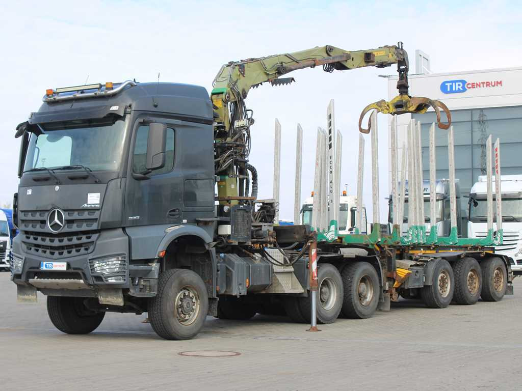 Mercedes-Benz Arocs 3351, 6x6, HYDRAULIC ARM LOGLIFT ET450, TIRES 80% + DOLL (2017) - Лісовоз, Вантажівка з маніпулятором: фото 1 Mercedes-Benz Arocs 3351, 6x6, HYDRAULIC ARM LOGLIFT ET450, TIRES 80% + DOLL (2017) - Лісовоз, Вантажівка з маніпулятором: фото 1