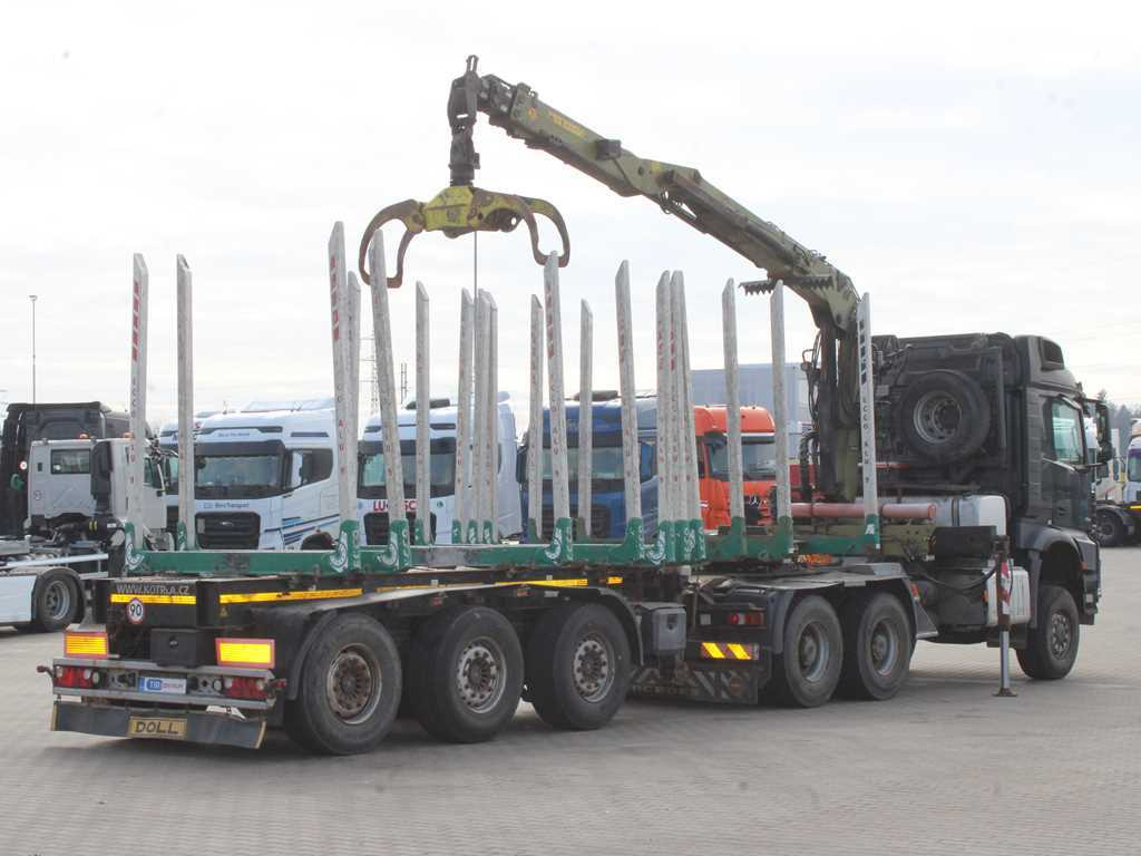 Mercedes-Benz Arocs 3351, 6x6, HYDRAULIC ARM LOGLIFT ET450, TIRES 80% + DOLL (2017) - Лісовоз, Вантажівка з маніпулятором: фото 4 Mercedes-Benz Arocs 3351, 6x6, HYDRAULIC ARM LOGLIFT ET450, TIRES 80% + DOLL (2017) - Лісовоз, Вантажівка з маніпулятором: фото 4