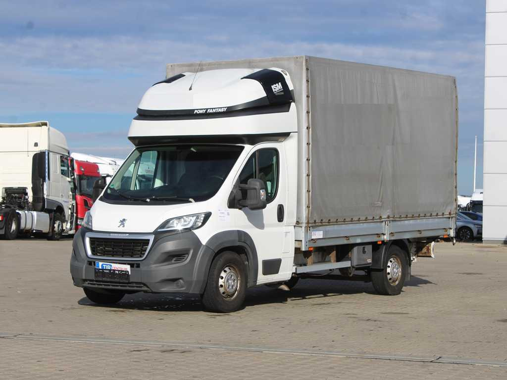 Peugeot Boxer, EURO 6, SIDE PANEL, TIRES 80% - Тентований фургон: фото 1 Peugeot Boxer, EURO 6, SIDE PANEL, TIRES 80% - Тентований фургон: фото 1