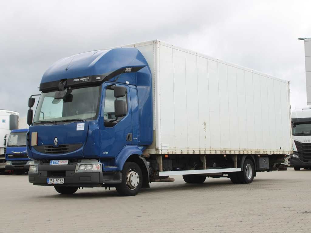 Renault MIDLUM 220, HYDRAULIC FRONT, EURO 5 - Вантажівка з закритим кузовом: фото 1 Renault MIDLUM 220, HYDRAULIC FRONT, EURO 5 - Вантажівка з закритим кузовом: фото 1
