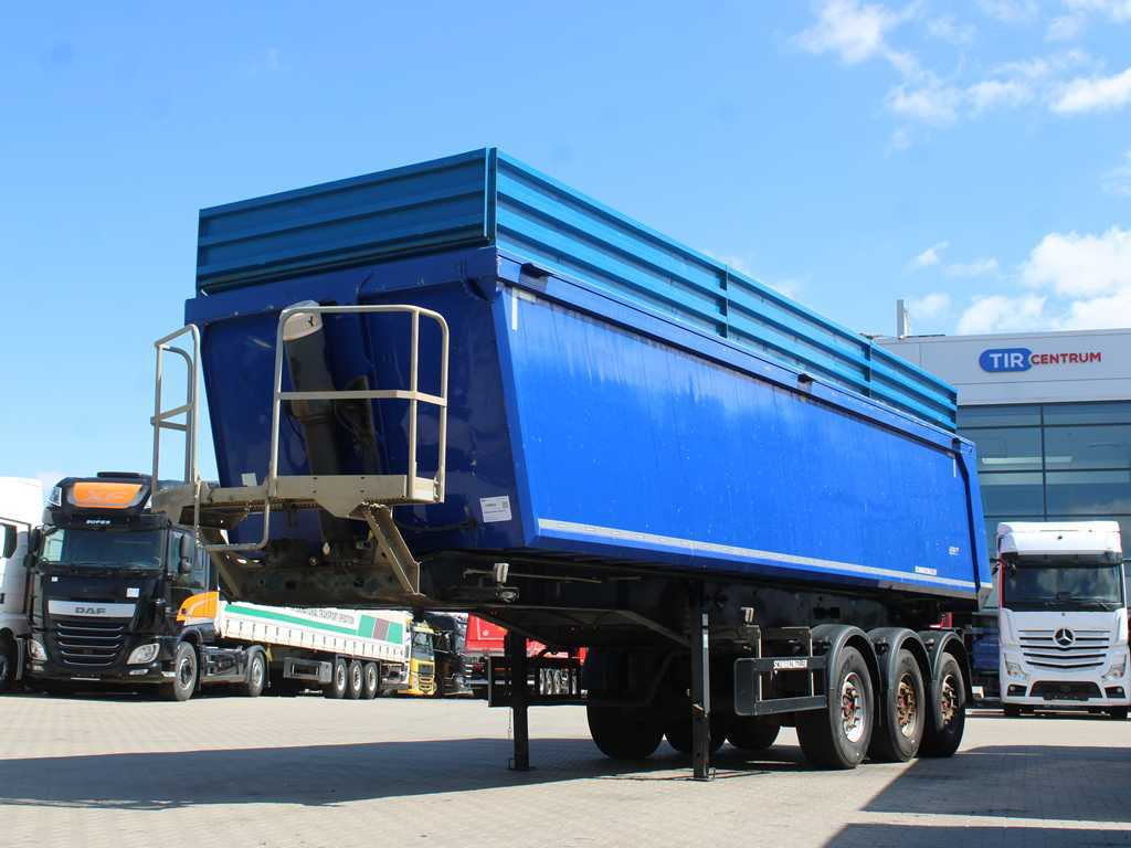 Schwarzmüller KIS 3/E, 2X LIFT AXLE, SAF, 46m³ - Самоскид напівпричіп: фото 1 Schwarzmüller KIS 3/E, 2X LIFT AXLE, SAF, 46m³ - Самоскид напівпричіп: фото 1