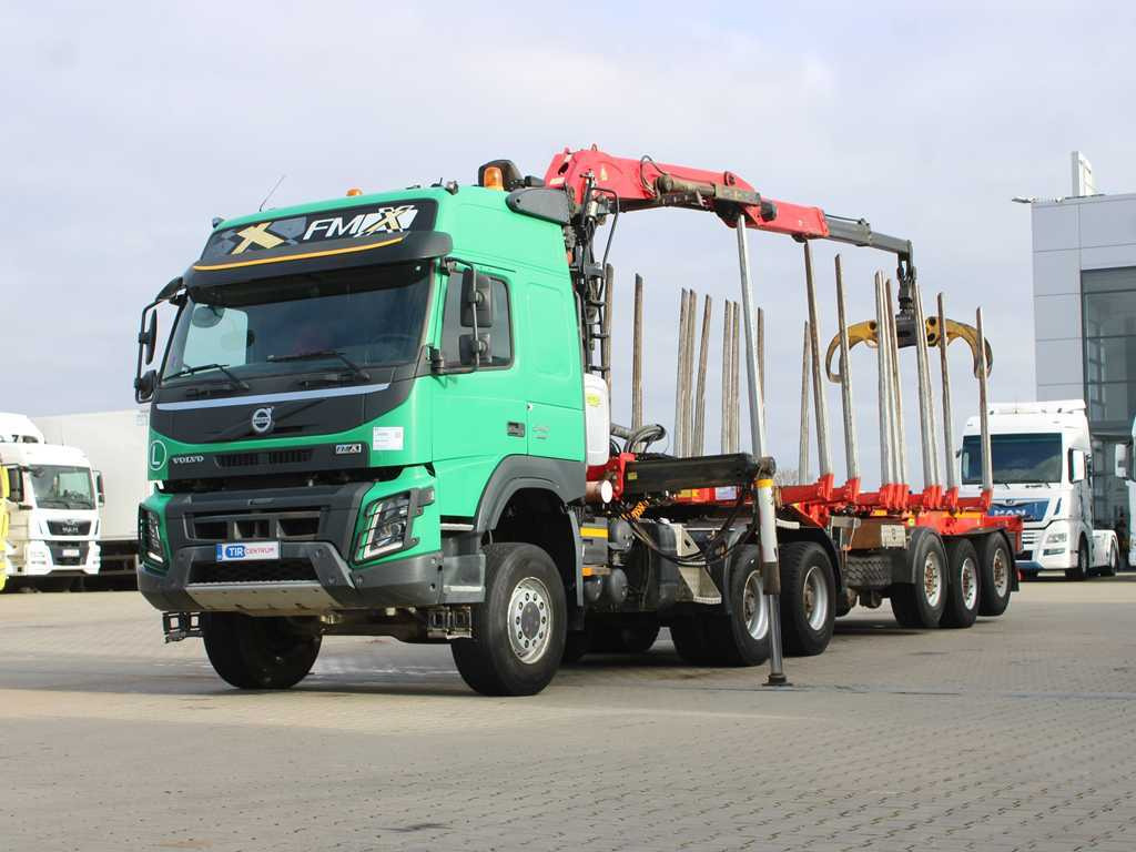 Volvo FM 540, EURO 6, 6X6, VEB+, HYDRAULIC ARM PALFINGER Q170Z96 - Тягач, Напівпричіп лісовоз: фото 1 Volvo FM 540, EURO 6, 6X6, VEB+, HYDRAULIC ARM PALFINGER Q170Z96 - Тягач, Напівпричіп лісовоз: фото 1