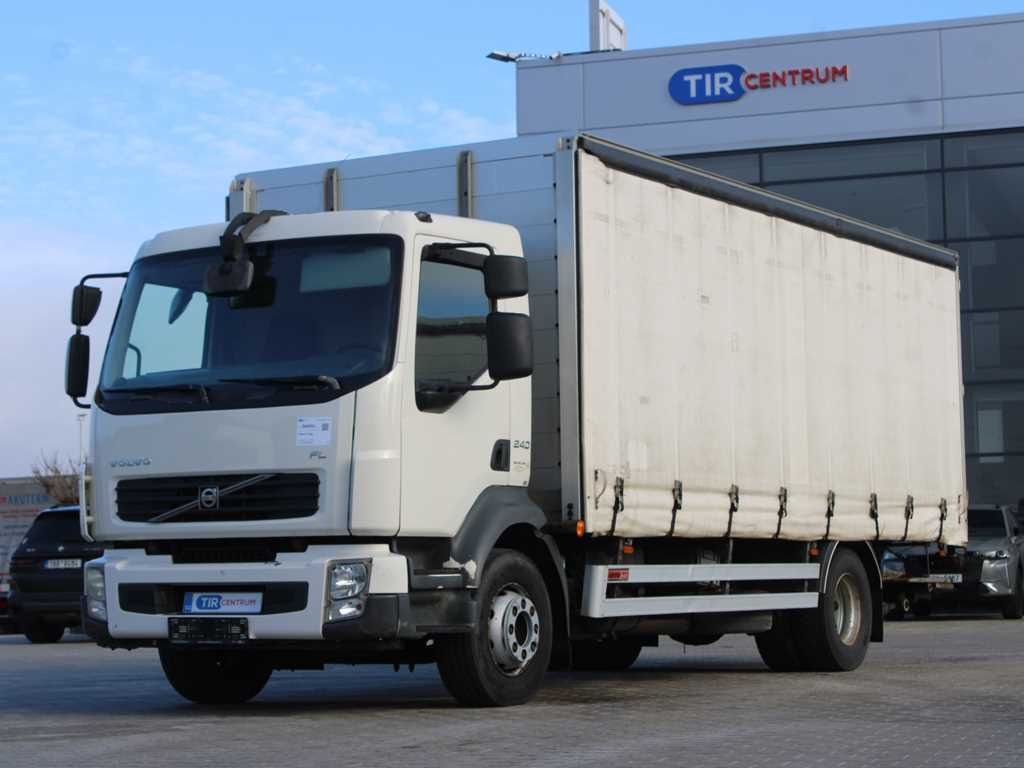 Volvo FL 240, EURO 5, HYDRAULIC FRONT, TIRES 80% - Тентована вантажівка: фото 1 Volvo FL 240, EURO 5, HYDRAULIC FRONT, TIRES 80% - Тентована вантажівка: фото 1