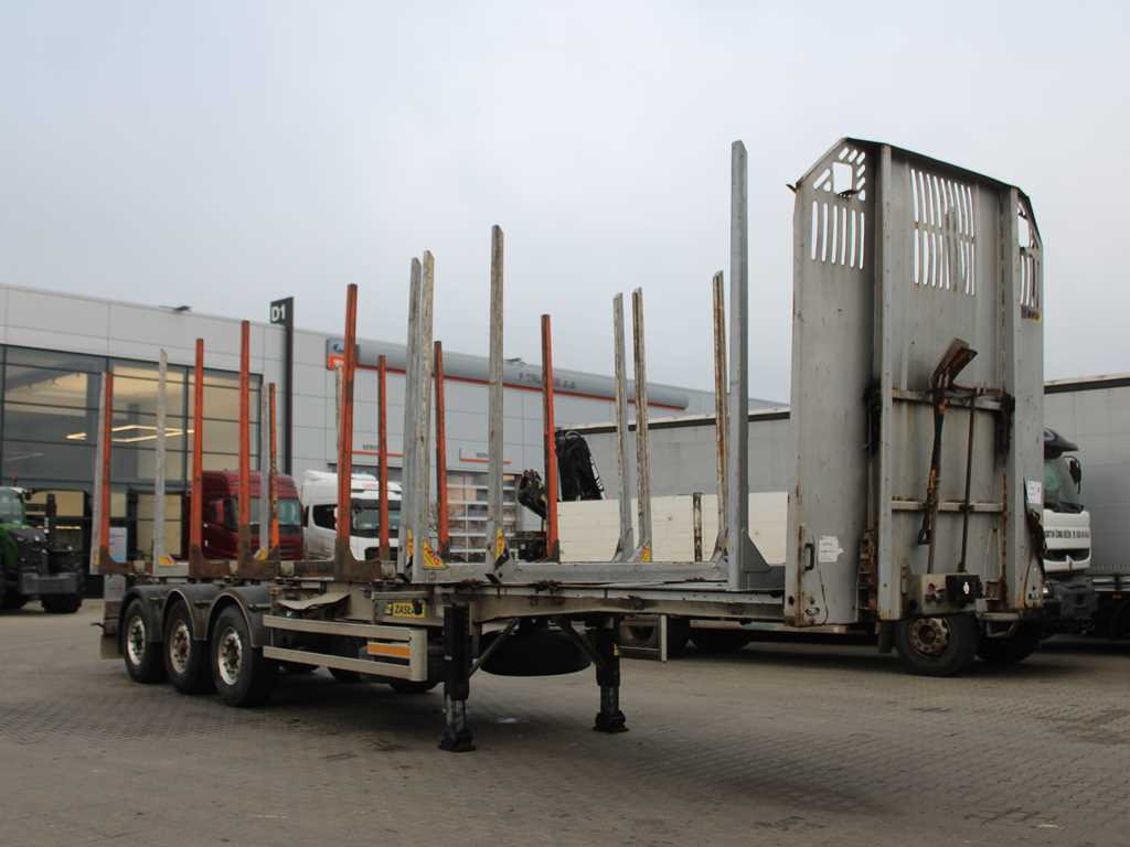 ZASŁAW D-651A, 2x LIFTING AXLE - Напівпричіп лісовоз: фото 2 ZASŁAW D-651A, 2x LIFTING AXLE - Напівпричіп лісовоз: фото 2