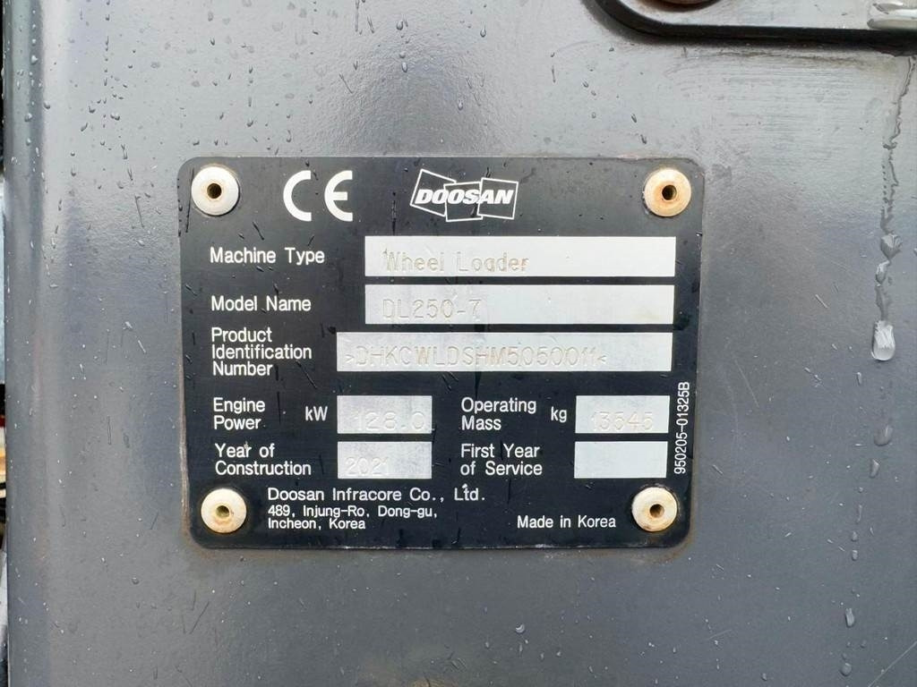 Колісний навантажувач Doosan DL250-7: фото 8