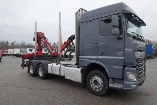 DAF FAT XF 510 mit Penz Ladekran 15Z8.70 inkl. Holzgreifer 6x4 - Лісовоз: фото 3 DAF FAT XF 510 mit Penz Ladekran 15Z8.70 inkl. Holzgreifer 6x4 - Лісовоз: фото 3