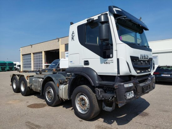 Iveco 8x4 Meiller Abroller, Automatik, E6, Retarder, - Гаковий мультиліфт вантажівка, Вантажівка з маніпулятором: фото 3 Iveco 8x4 Meiller Abroller, Automatik, E6, Retarder, - Гаковий мультиліфт вантажівка, Вантажівка з маніпулятором: фото 3