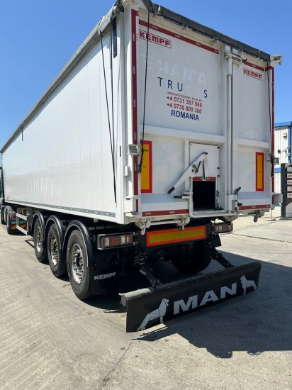 Kempf SKM 39 Alu-Kastenmulde 55m³ Rollplane - Самоскид напівпричіп: фото 2 Kempf SKM 39 Alu-Kastenmulde 55m³ Rollplane - Самоскид напівпричіп: фото 2