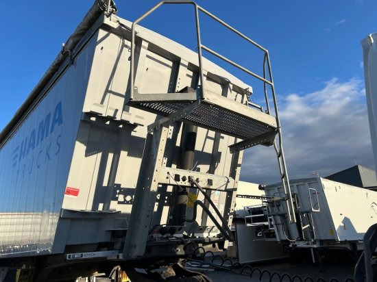 Kempf SKM AK 39 Alu-Kastenmulde 55m³ Rollplane - Самоскид напівпричіп: фото 3 Kempf SKM AK 39 Alu-Kastenmulde 55m³ Rollplane - Самоскид напівпричіп: фото 3