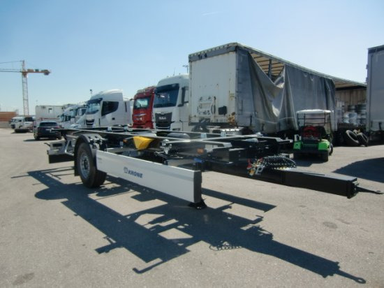 Krone 1-Achs Lafette Krone Achse, Heckabstützung, - Контейнеровоз/ Змінний кузов причіп: фото 3 Krone 1-Achs Lafette Krone Achse, Heckabstützung, - Контейнеровоз/ Змінний кузов причіп: фото 3