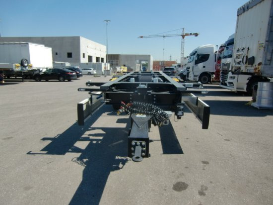 Krone 1-Achs Lafette Krone Achse, Heckabstützung, - Контейнеровоз/ Змінний кузов причіп: фото 2 Krone 1-Achs Lafette Krone Achse, Heckabstützung, - Контейнеровоз/ Змінний кузов причіп: фото 2