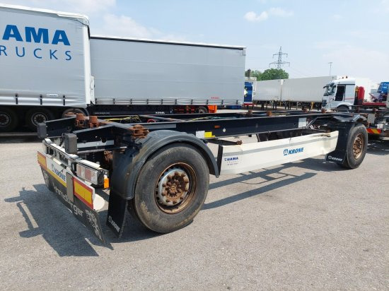 Krone AZ 18, Standard-Lafette Krone-Achsen, - Контейнеровоз/ Змінний кузов причіп: фото 2 Krone AZ 18, Standard-Lafette Krone-Achsen, - Контейнеровоз/ Змінний кузов причіп: фото 2