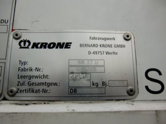 Житловий контейнер Krone Wechselpritsche 7,30 Meter Koffer Spezialaufbau, mobiler Messestand: фото 8
