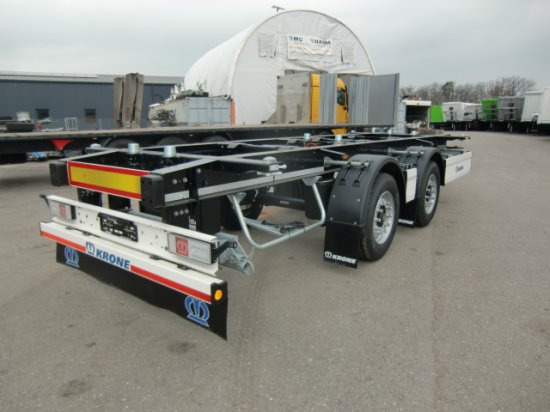 Новий Контейнеровоз/ Змінний кузов причіп Krone ZZ/DC07 Tandem Lafette, Standard,   BPW-Achsen, Heckabstützung: фото 6