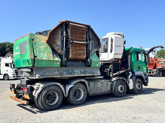 MAN TGS 35.540 8x4 mit Komptech-Zusatzeinheit - Лісозаготівельна техніка, Вантажівка: фото 3 MAN TGS 35.540 8x4 mit Komptech-Zusatzeinheit - Лісозаготівельна техніка, Вантажівка: фото 3