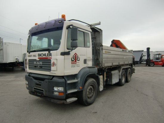 MAN TGA 33.430 6x4 Kipper, Manuel, E4 Palfinger Blatt-Blatt - Самоскид вантажівка: фото 1 MAN TGA 33.430 6x4 Kipper, Manuel, E4 Palfinger Blatt-Blatt - Самоскид вантажівка: фото 1