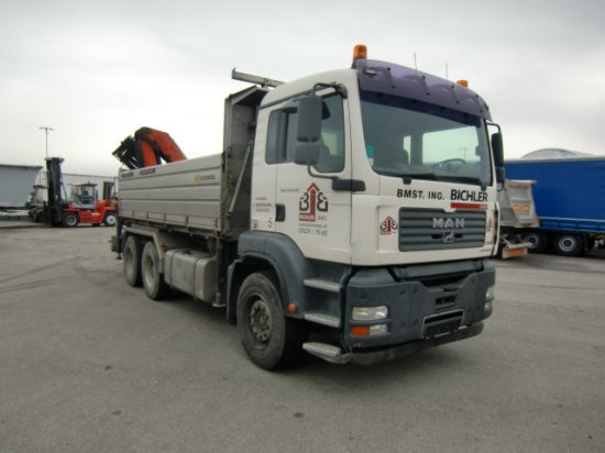 MAN TGA 33.430 6x4 Kipper, Manuel, E4 Palfinger Blatt-Blatt - Самоскид вантажівка: фото 3 MAN TGA 33.430 6x4 Kipper, Manuel, E4 Palfinger Blatt-Blatt - Самоскид вантажівка: фото 3