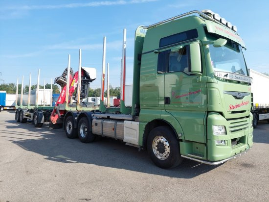 MAN TGX 26.500 6x4x4 Holztransporter, Motor Neu - Лісовоз, Вантажівка з маніпулятором: фото 2 MAN TGX 26.500 6x4x4 Holztransporter, Motor Neu - Лісовоз, Вантажівка з маніпулятором: фото 2