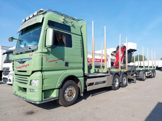 MAN TGX 26.500 6x4x4 Holztransporter, Motor Neu OHNE ANHÄNGER - Лісовоз, Вантажівка з маніпулятором: фото 1 MAN TGX 26.500 6x4x4 Holztransporter, Motor Neu OHNE ANHÄNGER - Лісовоз, Вантажівка з маніпулятором: фото 1