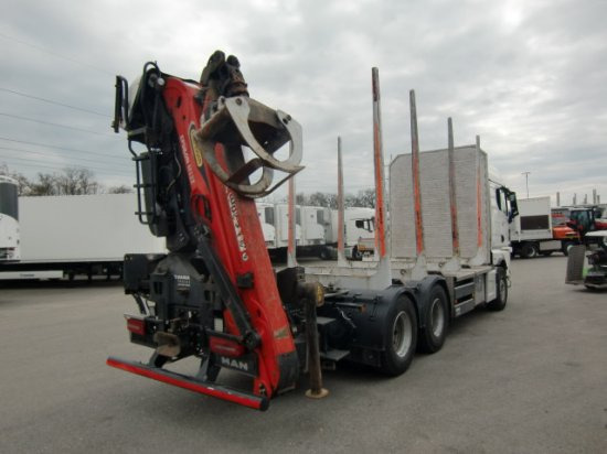 MAN TGX 33.580 BL 6x4, Intarder, Holztransporter, - Лісовоз, Вантажівка з маніпулятором: фото 4 MAN TGX 33.580 BL 6x4, Intarder, Holztransporter, - Лісовоз, Вантажівка з маніпулятором: фото 4