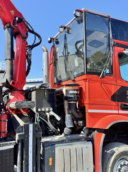 Дробарка для лісництва, Вантажівка Mercedes-Benz ACTROS 6x4 DONAR 5810K ? Hack-LKW / Mobilhacker | TCS Umwelttechnik: фото 12