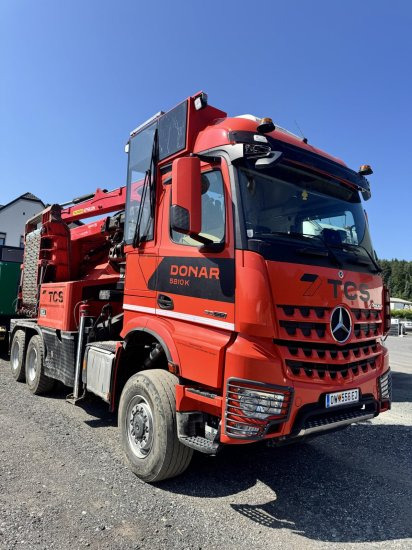 Дробарка для лісництва, Вантажівка Mercedes-Benz ACTROS 6x4 DONAR 5810K ? Hack-LKW / Mobilhacker | TCS Umwelttechnik: фото 6