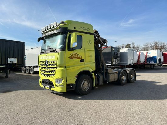 Mercedes-Benz Actros 3363 6x4, Palfinger Epsilon Kran - Лісовоз, Вантажівка з маніпулятором: фото 1 Mercedes-Benz Actros 3363 6x4, Palfinger Epsilon Kran - Лісовоз, Вантажівка з маніпулятором: фото 1
