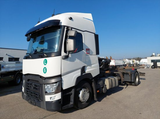 Renault T430 BDF-Wechselfahrgestell, 4x2 LL, EURO6, VEB+ - Контейнеровоз/ Змінний кузов вантажівка: фото 1 Renault T430 BDF-Wechselfahrgestell, 4x2 LL, EURO6, VEB+ - Контейнеровоз/ Змінний кузов вантажівка: фото 1