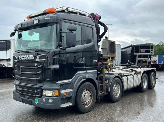 Scania R560 8x2, Schrottkran, E5, Lenk-Lift-Achse - Гаковий мультиліфт вантажівка, Вантажівка з маніпулятором: фото 3 Scania R560 8x2, Schrottkran, E5, Lenk-Lift-Achse - Гаковий мультиліфт вантажівка, Вантажівка з маніпулятором: фото 3