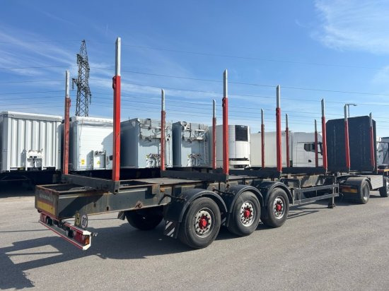 Schwarzmüller Holzauflieger 6 Rungenpaare, BPW-Achsen - Напівпричіп лісовоз: фото 4 Schwarzmüller Holzauflieger 6 Rungenpaare, BPW-Achsen - Напівпричіп лісовоз: фото 4